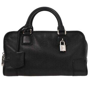 Loewe Black Leather Amazona 28 Handbag 051109 144982